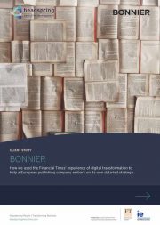 Bonnier case study - headspring using the Financial Times’ experience of digital transformation