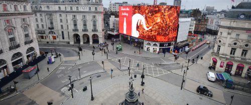 Deserted London landmarks