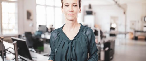 Portrait of mature businesswoman in office