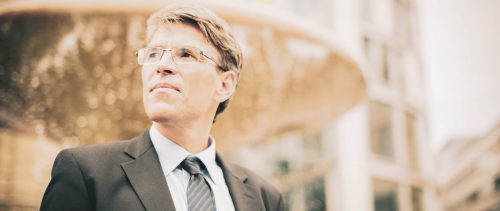 businessman in frankfurt/main